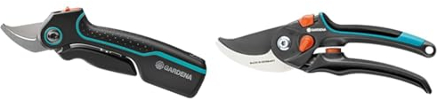 Gardena AssistCut: Akkubetriebene Gartenschere mit einem Schneid-Durchmesser von 25 mm & Gartenschere B/S XL: Pflanzenschonende Baumschere mit Bypass-Schneide für Äste und Zweige