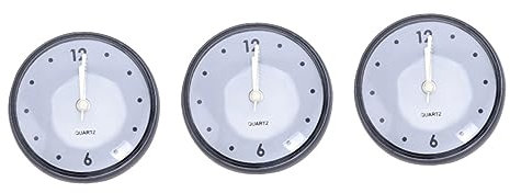 Garneck 3 Stück - Nebelbecher-wanduhr Geräuschloses Design Für Küche Bad Und Camping