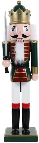 ifundom Schiaccianoci in Legno Di Natale Ornamento Da Tavolo Di Natale Forniture Per Feste Di Decorazione Per Albero Di Figura Artigianale in Legno