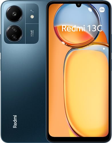 Xiaomi Redmi 13C Smartphone 4GB+128GB, Blu Navy (Versione UK + 2 Anni di Garanzia)