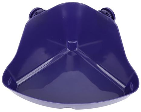 Qcwwy Bac à Sable de Toilette pour Hamster, Grand Bac à Litière de Toilette Anti-éclaboussures à Suspendre au Mur, Récipient de Bain pour Gerbille, adapté aux Lapins, Chinchilla, (M)