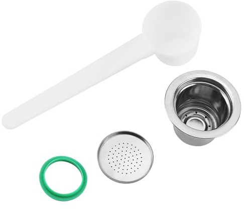 Capsules de café en Acier Inoxydable, Réutilisables, Rechargeables, Compatibles avec la Machine à café, 100% Neuves, de pour Usage Domestique et au Bureau