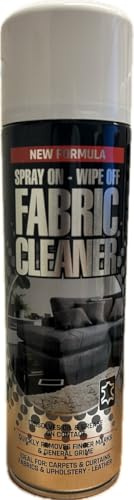 Fabric Cleaner, Spray On and Wipe Off Formula, Multi-Surface Cleaner for Upholstery, Carpets, Curtains and Hard Surfaces, 500ml