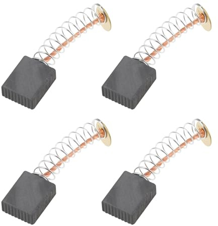 ECSiNG 2 Pares de Escobillas de Carbón Compatible con Challenge Extreme Xtreme de 1050 W Taladro Percutor 5 X 10 X 12,5 Mm