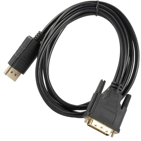 Lawnoval Cable HDMI a DVI, cable adaptador bidireccional 4K 1080P de 1,8 m, compatible con laptop, PC, Xbox, PlayStation, reproductor de Blu-ray, HDTV, monitor, proyector, color negro