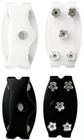 2026 Neu Antirutsch Spikes Glatteis, Anti Rutsch Schuhspikes mit 5 Zähne, Ice Schuhkrallen Universal Non-Slip Gripper Spikes Antirutsch Spikes zum Überziehen Ice Grips für Schuhe Stiefel