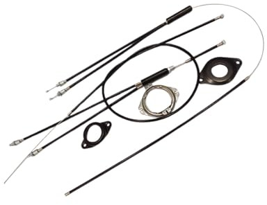Yunmeryker BMX-Fahrrad Gyro-bremskabel Set Rotor Kit Ersatzteile aus Stahl Und Pp für Mountainbike Rennrad Freizeitfahren Radsport