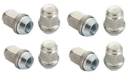 Tornillo La Rueda Bloqueo Compatible Con Jeep Para Cherokee Para Commander 8 Piezas 1/2-20 Tuercas De Rueda 6036747AA Hex 19 Mm, 35 Mm De Alto 98913 J4003593