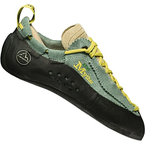 La Sportiva Mythos Eco Woman Zapatos de Escalada, Mujer, Verde (Green Bay 000), 36.5 EU (3.5 UK)