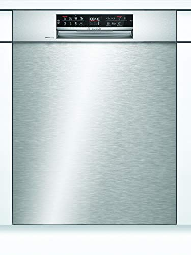 Bosch SMU6ZCS49E Serie 6 Unterbau-Geschirrspüler / C / 60 cm / Edelstahl / 75 kWh/100 Zyklen / 14 MGD / SuperSilence / EmotionLight / VarioSchublade / Home Connect