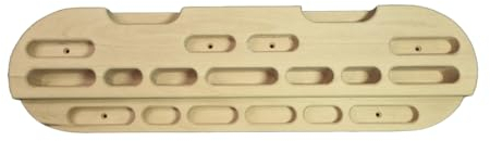 Secoroco Kletterboard aus Holz - Natur Trainingsboard zum Boulder, Kletter- und Krafttraining, Griffbrett für Finger- und Unterarmtraining