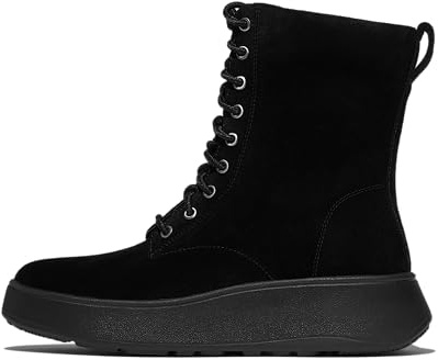 Fitflop F-MODE SUEDE LACE-UP FLATFORM ANKLE BOOTS