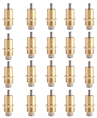 Haofy 20 Pezzi in Acciaio Inox, Mangiatoia per Acqua per Conigli, Bevitore Automatico, Capezzolo, Facile da Usare, Strumento per Bere, Materiale di Alta qualità per Piccoli Animali, Forniture