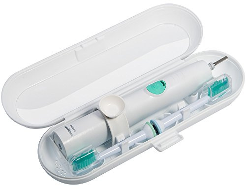 Reiseetui für elektrische Zahnbürste, kompatibel mit Philips - Langlebiger, umweltfreundlicher, atmungsaktiver und lebensmittelechter Kunststoff (weiß)