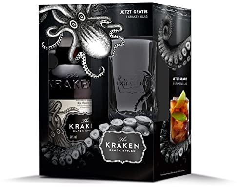Kraken Black Spiced 40,0 Vol.-% in der Geschenkverpackung - Rum mit einzigartig-würzigem Geschmack (1 x 0,7 l)