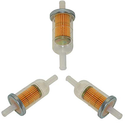 Benzinfilter Set 3 Stück 9 mm für Kawasaki VN 1500 ZX-10 ZX-6R ZX-9R ZXR XVS ZZR FZ FZR FJ