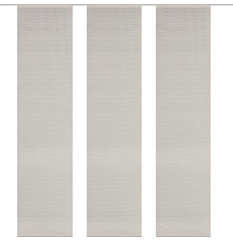 Vision S 3er-Set Flächenvorhänge ROM, halbtransparent, Höhe 260 cm, Taupe