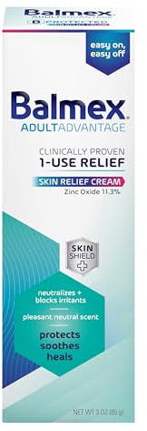 Balmex Adultadvantage Bprotected Skin Relief Cream, with Skinshield Technology, 3 Ounce