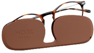 Nooz - Lesebrille - Vergrößerte Lupenbrille - Presbyopie-Brille Für Herren und Damen - inklusive kompaktem Etui - Ultraleichter - Runde Form