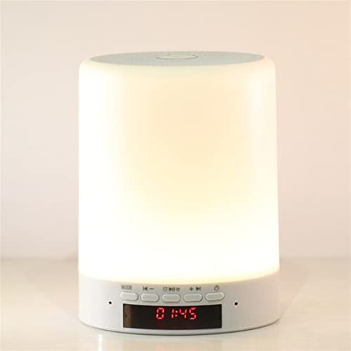Luci di notte Altoparlante Bluetooth, LED Touch Night Light Decorazione Lampada Da Tavolo Multifunzione Wake Light Camera Camera Da Letto Lampada Intelligente Sveglia Notte Luci Luce Notte
