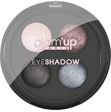 Glam'Up Paris - Quattro Ombres à Paupières - Palette 4 Fards à Paupières Assortis - Pigments Intenses - Longue Tenue - Facile à Appliquer - 4 Your Eyes - N°3-8 g
