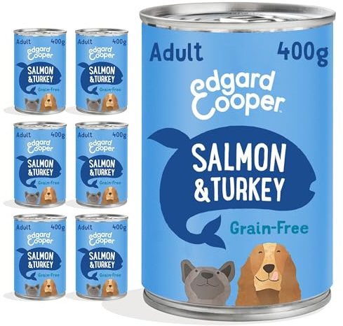 Edgard & cooper lachs/Truthahn getreidefreies hundefutter in dosen