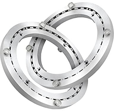 WORDFUN 1 Stück Kugellager Drehtisch, Plattenspieler Rund, Glatt, Dauerhaft, Tischplatten Aus Glass, Holz Und Marmor, Drehender Rotierende Plattenteller