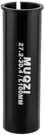TRIWONDER Fahrradsattelstütze Shim 100mm, Sattelstützen Reduzierhülsen Aluminiumlegierung Rohradapter Fahrrad Adaper für MTB BMX Mountainbike Rennrad E-Bike (27.2mm auf 30.4mm)