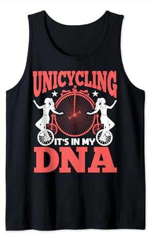 Einrad Fahrrad Lustiges Training Lernen Radfahren Tank Top