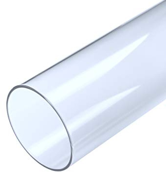 APANA Quartz Glasröhre Glas Tube Heizpilz Pelletfackel Länge 1120 mm Durchmesser 98 mm - hitzebeständig bis zu 1400 Grad