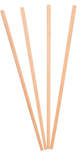 Mikinona Holz Essstäbchen 33cm 2 Paare Verlängert Zum Kochen Und Warmhalten Hitzebeständige Essstäbchen Für Hot Pot Und Eintöpfe