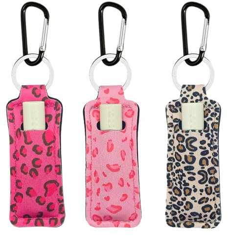 Porte-Baume à Lèvres Élégant avec Clip - Porte-Clés Organisateur pour Gloss, Rouge à Lèvres ou Stick Labial - Design Parisien Modulable