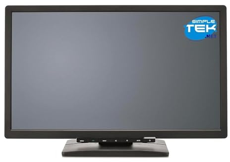 SIMPLETEK - Monitor E20T-6 LCD 20 | VGA DVI Audio in | Casse integrate | Base, Cavo di Alimentazione e VGA Inclusi (Ricondizionato)