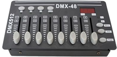 Dmx512 Lighting Mixer With 48 Channels, Stage Controller For Led Par, Moving Head Lights, Dj Equipment