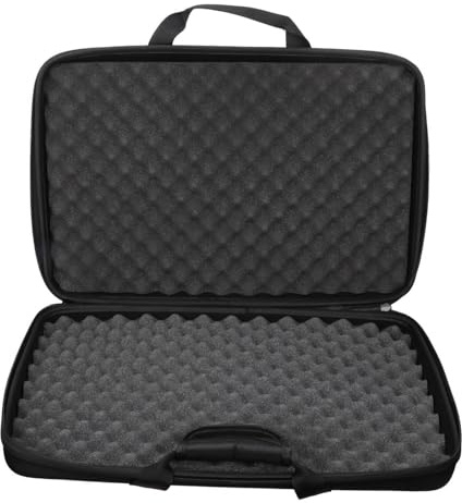 QUXVUIS Custodia rigida in EVA per DJ, custodia impermeabile per controller, accessorio progettato per viaggi sicuri e facile da maneggiare, rigida in EVA per controller DJ, spugna