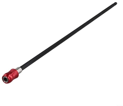 Volakebeing Extensión de soporte de brocas para taladro y destornillador, adaptador magnético de vástago hexagonal de 4 pulgadas, extensor de broca de acero inoxidable con fuerte permanente (400 mm)