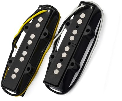 Professionella Gitarrpickuper Öppen Baksida Akustisk Bas 4strängad Pickup Hals Eller Stall Position Tillbehör(Neck Bridge)