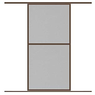 empasa Fliegengitter Insektenschutz Schiebetür 'COMFORT', für Balkontür, Terrassentür, individuell zuschneidbar, Größe 120 x 240 cm, in weiß, braun, anthrazit