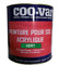 Coo-Var Acrylic Paint for Indoor and Outdoor Concrete Flooring - Fast Drying - Dark Green 2.5L
