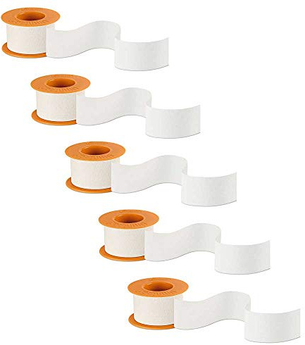 5x Hartmann Omnipor Fixierpflaster Pflasterrolle Rollenpflaster Pflaster Vlies, 1,25 cm x 9,2 m