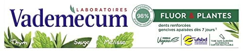 VADEMECUM - Fluor und Pflanzen Zahnpasta, 75 ml, 4 Stück