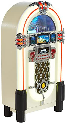 Pureline 105 Retro Bluetooth & CD Jukebox (Cream)