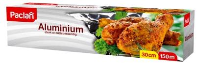 Paclan Film d'aluminium 150 m x 30 cm, épais, 150 m