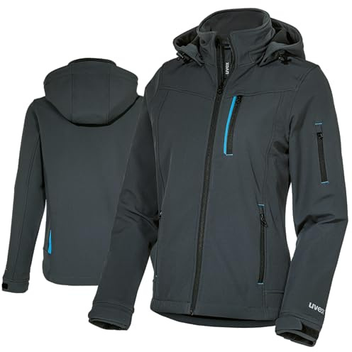 Uvex tune-up Softshell-Arbeitsjacke für Damen - Wasserabweisende Outdoorjacke
