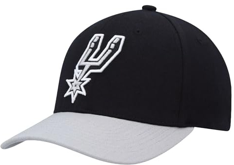 Mitchell & Ness San Antonio Spurs Team Two Tone Red Line Solid Flex Snapback-keps
