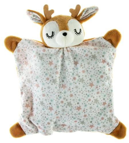 Pelucho - Bouillotte Bébé Faon - Bien-Être, Chaleur et Douceur - Micro-Ondable - Grains de Blé et Fleurs de Lavande - Fabriquée en France