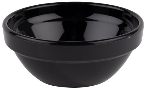APS 79017 Cuenco FRIENDLY BOWL Ø 6 cm, altura 2,5 cm, 20 ml, negro, de plástico usado, Made in Germany