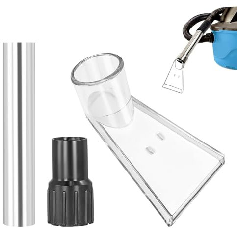 heavenlife Polsterdüse, Nasssauger Düse 38mm, Staubsauger Düsen Aufsätze, Teppichreiniger Waschsauger Düse mit Adaptern für die Autopflege Sofa Steppung Düse Nasssauger, Transparent