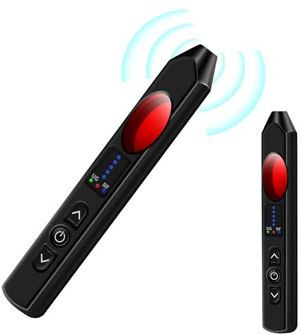 Tiantianle Rilevatore Microspie, Rilevatore Cimici e Microspie, Rilevatore di Segnale Anti-spia, Rilevatore Telecamere Nascoste, Rilevatore di Cimici RF Senza Fil per Hotel Ufficio Casa