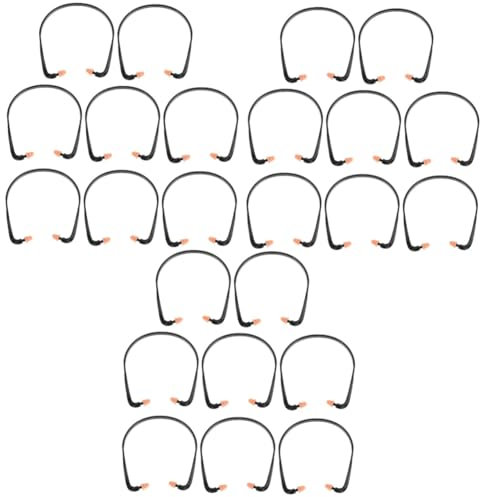 BCOATH 24pcs Silicone Ear Plugs for Swimmers Noise Reducing Ear Defenders for Childrens Moldable Hearing Bands for Sleeping